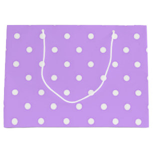 Polka dot pattern large gift bag