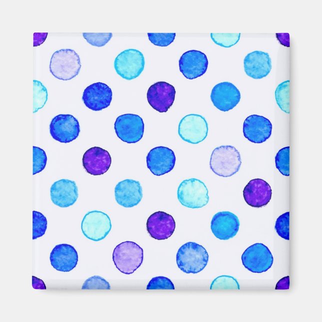 Polka dot pattern magnet (Front)