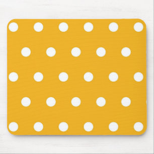 Polka dot pattern mouse pad