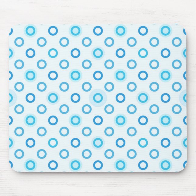 Polka dot pattern mouse pad (Front)