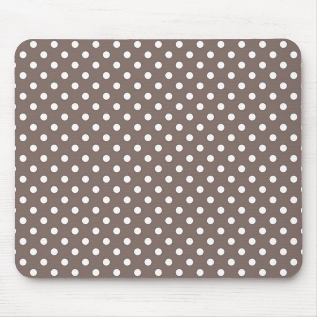 Polka dot pattern mouse pad (Front)
