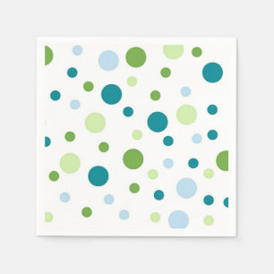 Polka dot pattern napkin