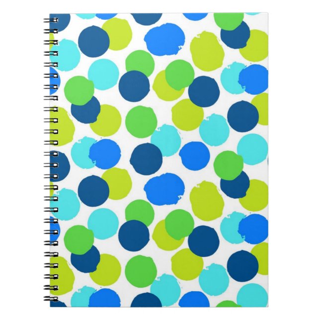 Polka dot pattern notebook (Front)