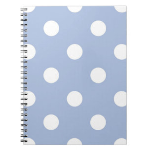 Polka dot pattern notebook