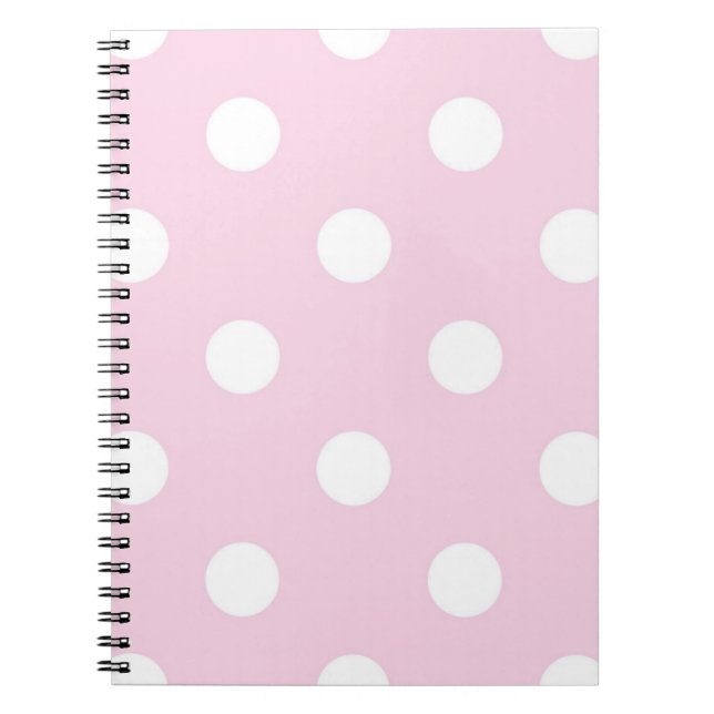 Polka dot pattern notebook (Front)