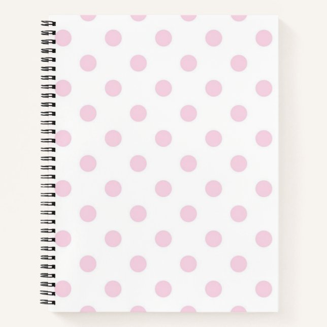 Polka dot pattern notebook (Front)