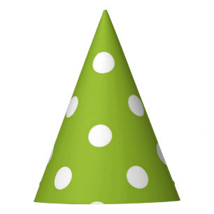 Polka dot pattern party hat