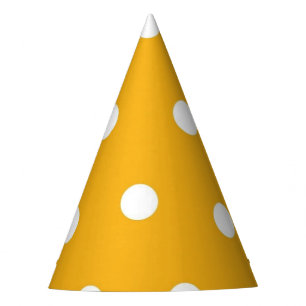 Polka dot pattern party hat