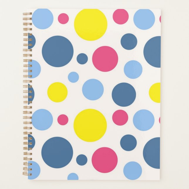 Polka dot pattern planner (Front)
