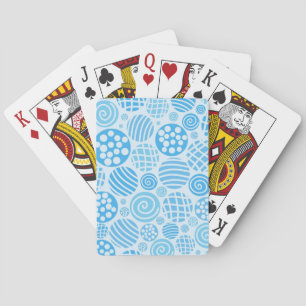 Polka dot pattern playing cards