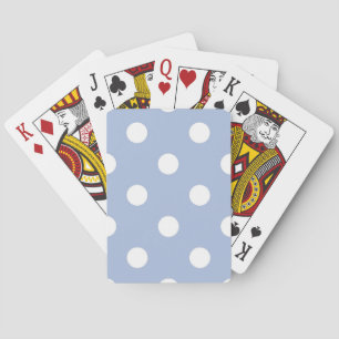 Polka dot pattern playing cards