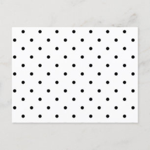 Polka dot pattern postcard