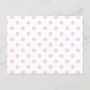 Polka dot pattern postcard