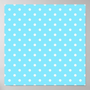 Polka dot pattern poster