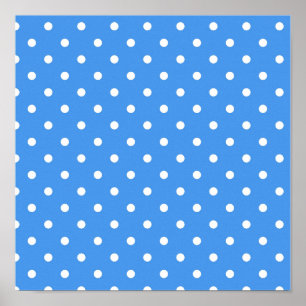 Polka dot pattern poster