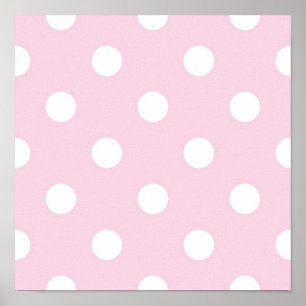 Polka dot pattern poster