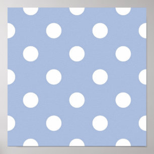 Polka dot pattern poster