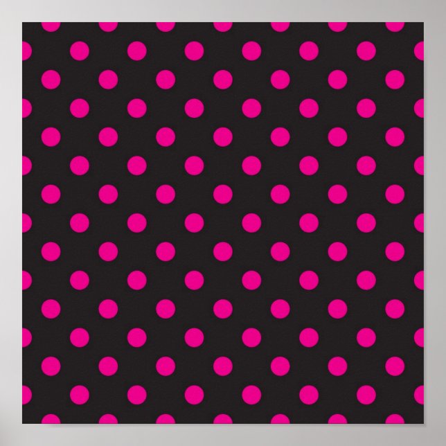 Polka dot pattern poster (Front)