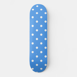 Polka dot pattern skateboard