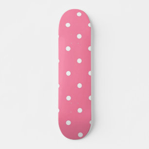 Polka dot pattern skateboard