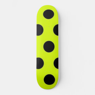 Polka dot pattern skateboard