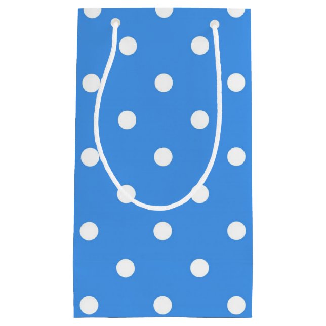 Polka dot pattern small gift bag (Front)