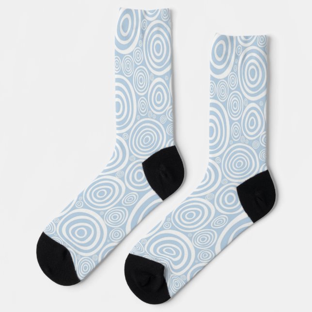 Polka dot pattern socks (Left)