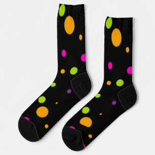 Polka dot pattern socks