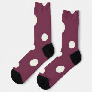 Polka dot pattern socks