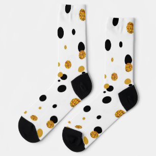 Polka dot pattern socks