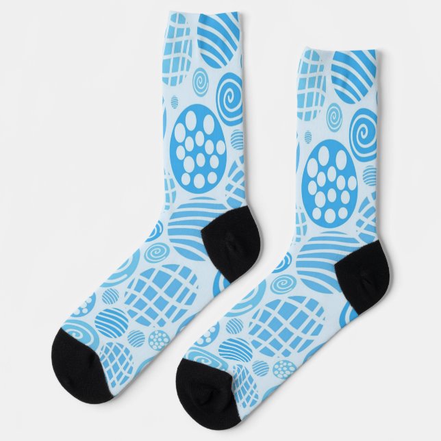 Polka dot pattern socks (Left)