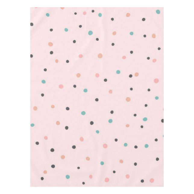 Polka dot pattern tablecloth (Front)