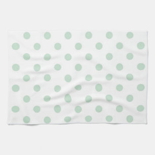 Polka dot pattern tea towel