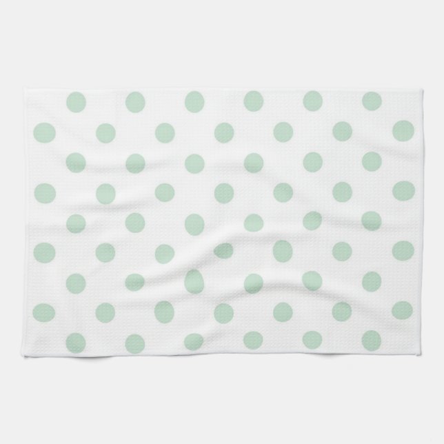 Polka dot pattern tea towel (Horizontal)