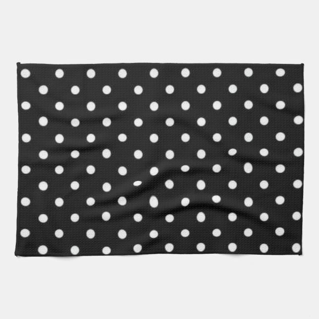 Polka dot pattern tea towel (Horizontal)