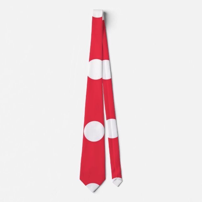 Polka dot pattern tie (Front)