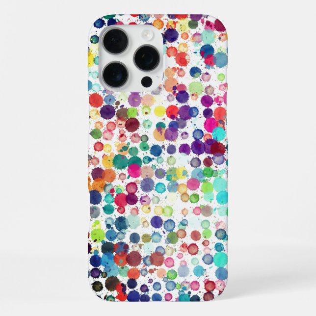 Polka Dot Pixly Case-Mate iPhone Case (Back)