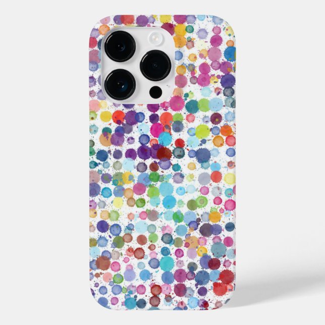 Polka Dot Pixly Phone Case (Back)