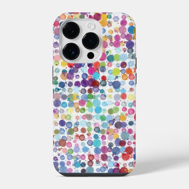 Polka Dot Pixly Phone Case (Back)