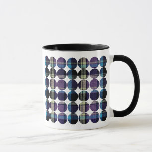 Polka Dot Plaid (dark) Mug