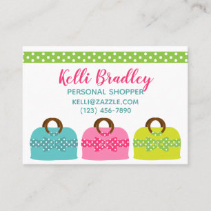 Polka Dot Purses Mighty Business or Contact Cards