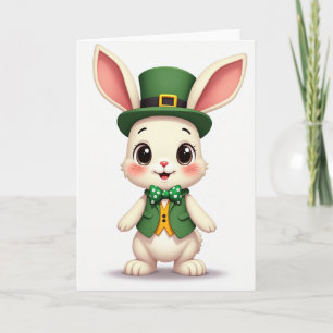 Polka Dot Rabbit Card