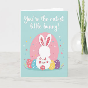 Polka Dot Rabbit Oval Art Card