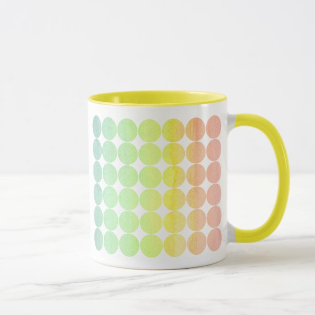 Polka Dot Rainbow 1 Mug (Right)