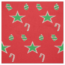 Polka Dot Red Christmas Fabrics KriyasCollection