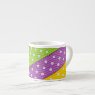 Polka Dot Ribbons Espresso Mug