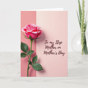 Polka Dot Rose Bloom Card