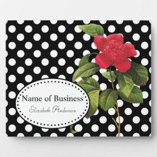 Polka Dot Rose Boutique Plaque