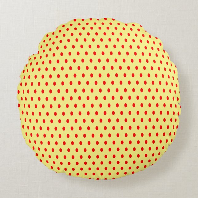 Polka Dot - Round Cushion (Front)