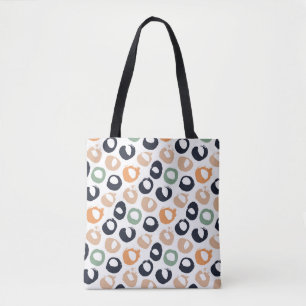 Polka dot seamless pattern. Vintage illustration. Tote Bag